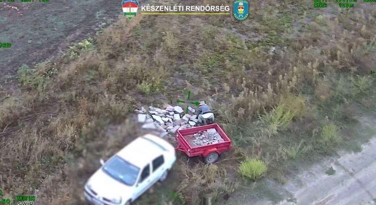 Helikopterről szúrták ki az illegális tevékenységet
