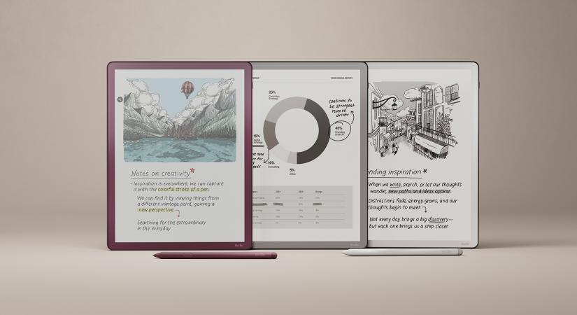 Jött két új Amazon Kindle Scribe, köztük egy színes