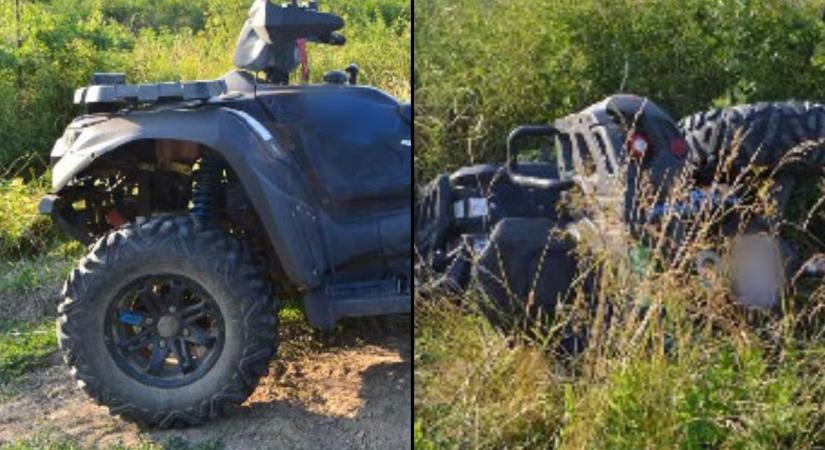 Száguldás a quaddal Panyolánál, ő is és a nő is súlyos árat fizettek érte