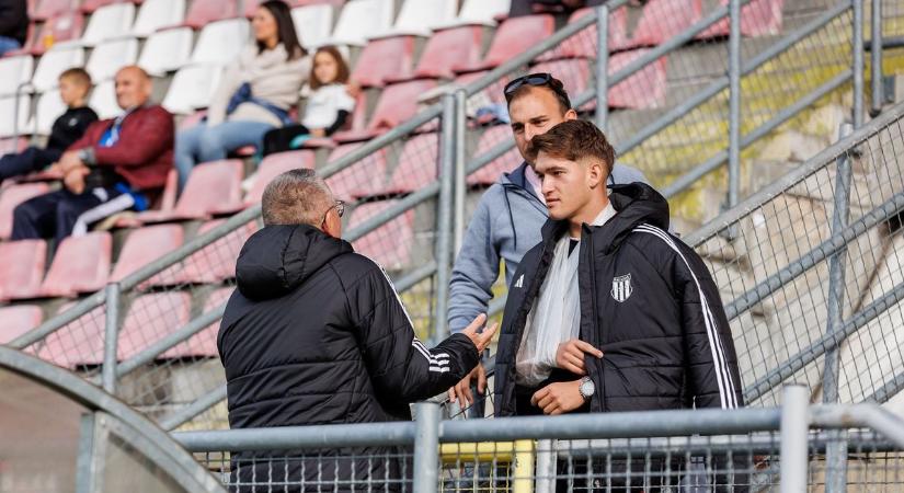 Haladás: nem látott rendesen a védő, le kellett cserélni a bajnokin