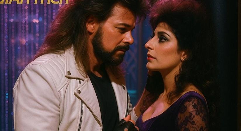 Így nézett volna ki a Star Trek ha egy glam rock banda lett volna