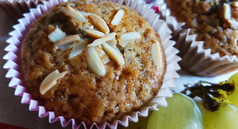 Muffin folyékony szőlővel