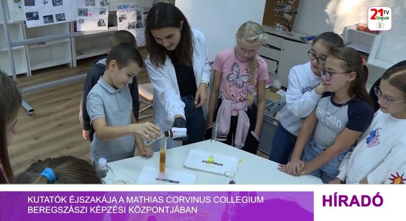 Kutatók éjszakája a Mathias Corvinus Collegium Beregszászi Képzési Központjában (videó)