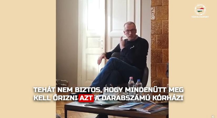Döbbenetes elismerés Tarr Zoltántól: iskolákat és kórházakat akar bezárni a Tisza (VIDEÓ)