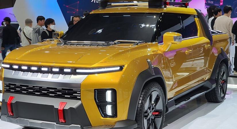 Íme a Musso EV: SUV-kényelmet kínál egy elektromos pickup VIDEÓ