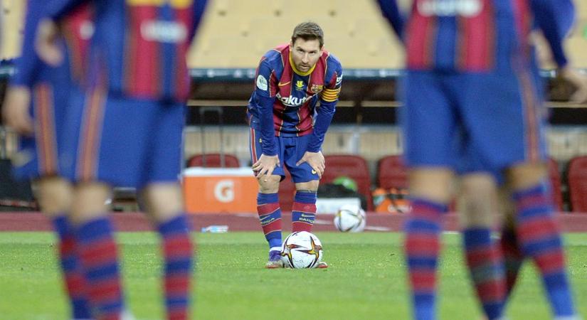 Barca: elutasították a fellebbezést, marad Messi eltiltása