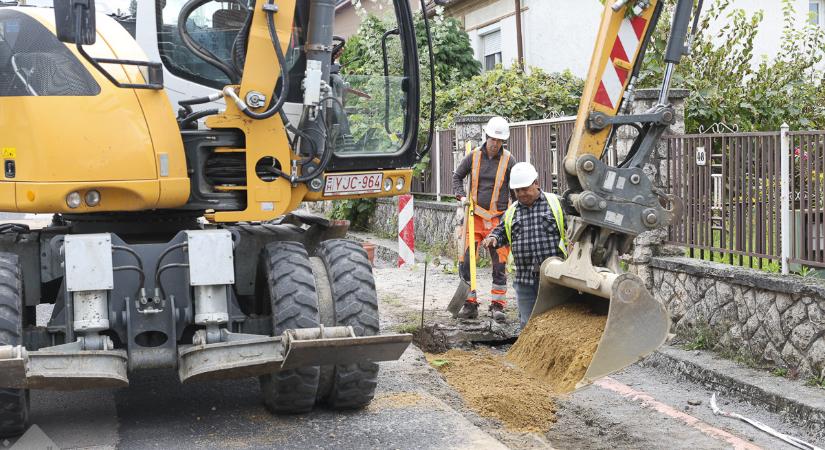 Ménfőcsanak: megoldódik a csapadékvíz elvezetés
