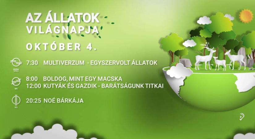 Állati műsorok október 4-én a közmédia csatornáin