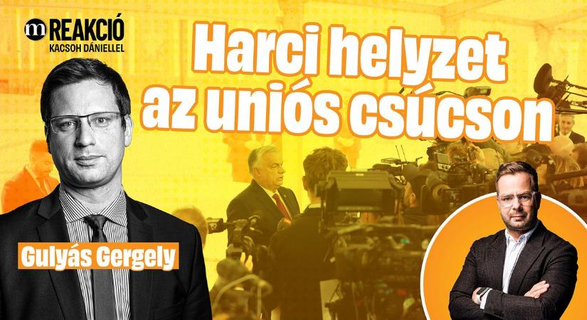 Gulyás Gergely beszólt Magyar Péternek: a Tisza bukdácsol és hazudozik – kemény szavak a Reakcióban