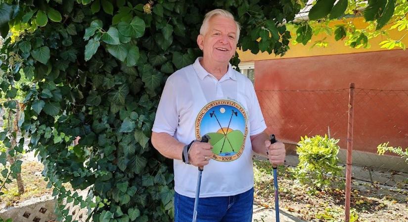 Sporttáborra költötték a nyugdíjas utalvánnyal megspórolt pénzt a nordic walkingosok