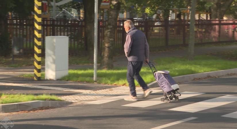 Elkészült Győr 916. gyalogátkelőhelye