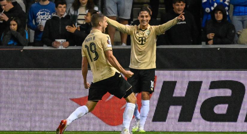 Egygólos győzelmet aratott a Ferencváros az Európa-liga második fordulójában