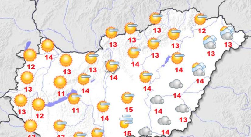 Változékony, szeles idővel jön a hétvége