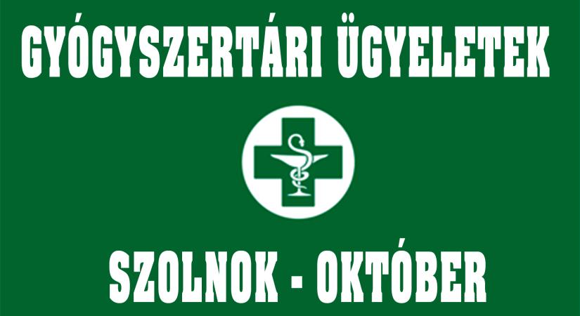 Októberi gyógyszertári ügyelet Szolnokon