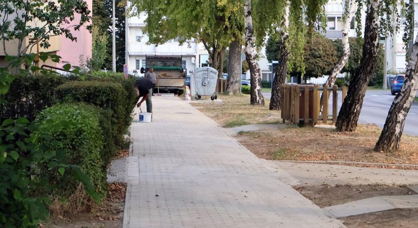Egy ideje már balesetveszélyes volt a járda, amit végre felújítottak