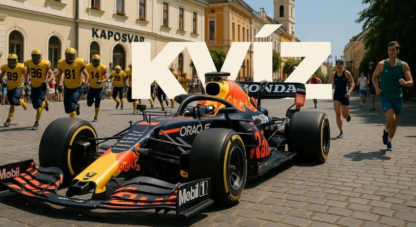 Sajtkergető verseny, száguldozó F1-es autó: íme a képtelen somogyi sportesemények kvíze