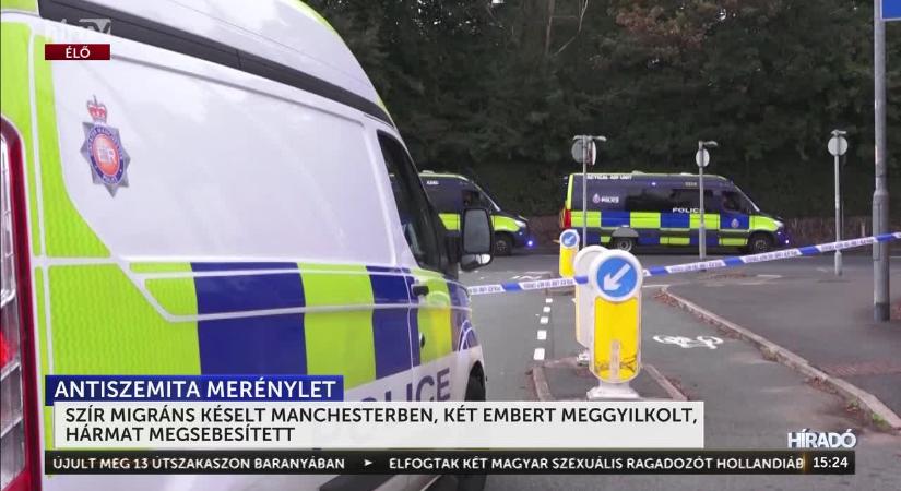 Vérfagyasztó akció: rendőrök lőtték le a zsinagógánál bombát viselő szír merénylőt Manchesterben  videó