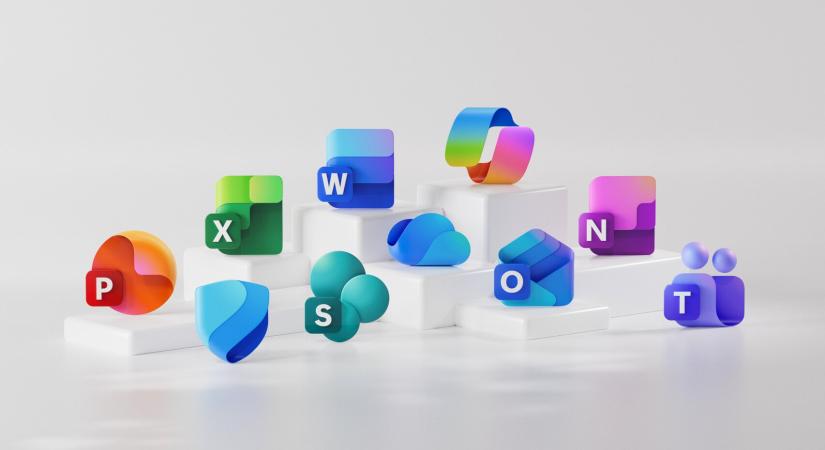 Új ikonokat kap a Microsoft 365 – Élénkebb, kontrasztosabb, lekerekítettebb ikonok érkeztek