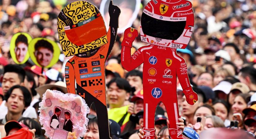 F1: Leclerc a falra kente Norrist Szingapúrban