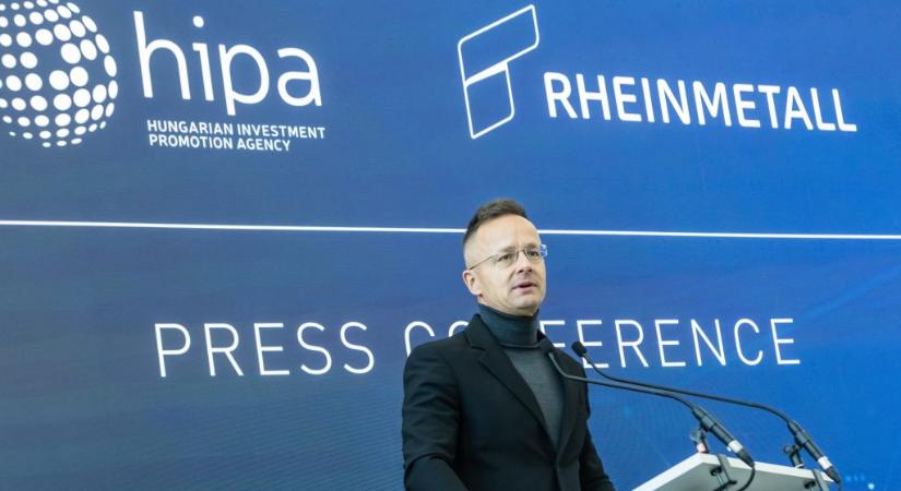 Szijjártó: A Rheinmetall fejlesztési és mérnöki központot létesít a harckocsigyár mellé Zalaegerszegen