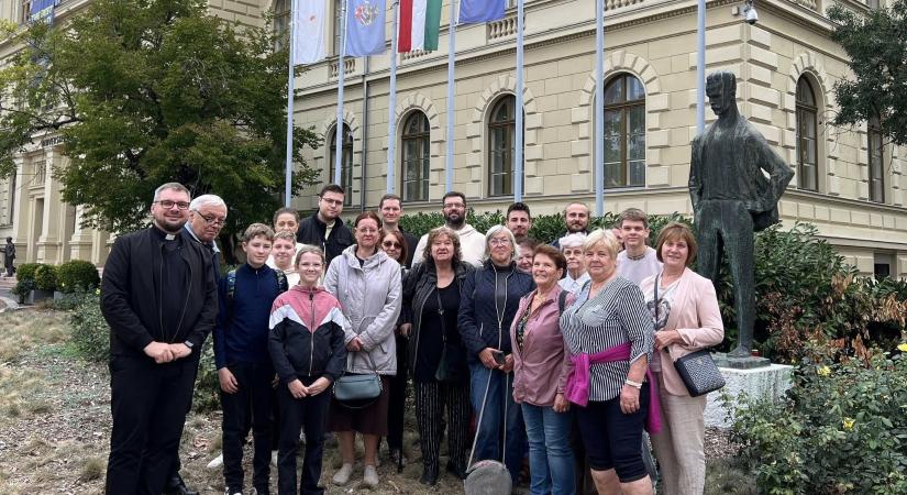 A prágai magyar katolikusok háromnapos szentévi zarándoklaton vettek részt a Szeged-Csanádi Egyházmegyében