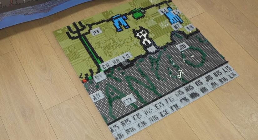 Eszis diákok is részt vettek a LEGO-makett építésében