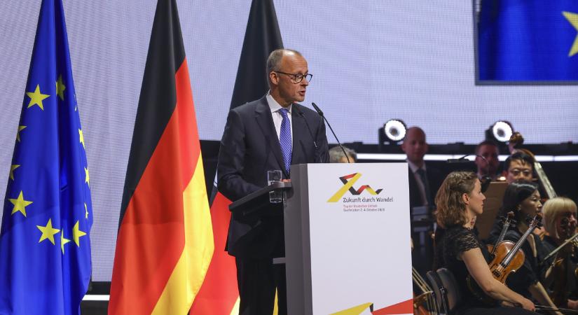 Friedrich Merz az újraegyesítés ünnepén: ha Európa sikeres, Németország is sikeres lesz