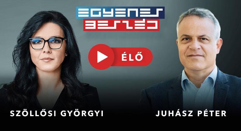 Kiderül, ki Zsolt bácsi? Nézze itt élőben Juhász Pétert az Egyenes Beszédben