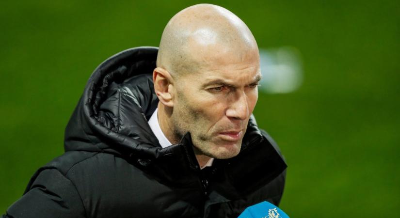 Koronavírusos a Real Madrid vezetőedzője, Zinédine Zidane
