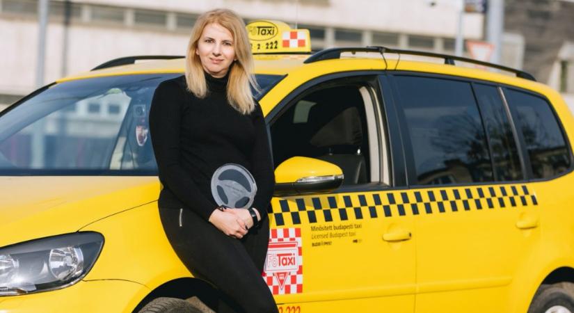 Háromgyerekes anya lett az év taxisofőrje