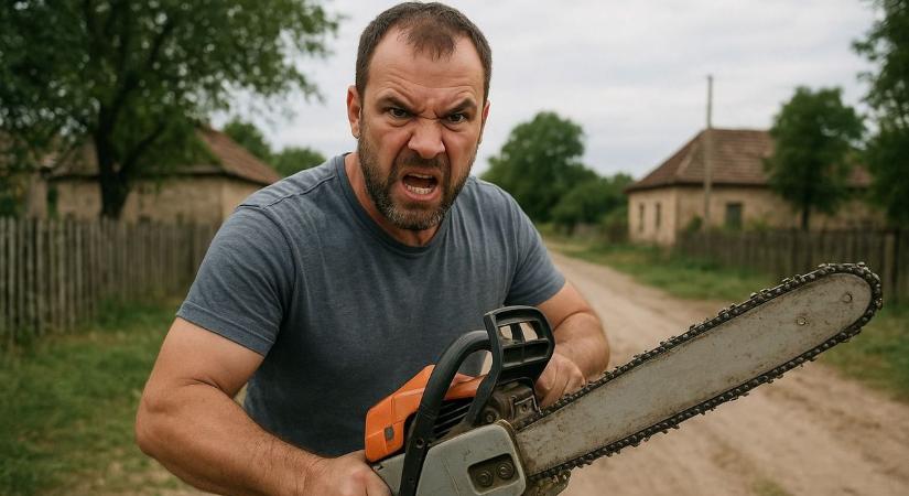 „Ha nem lesz csönd, mindenkit szétvagdalok a Stihllel!” – vérfagyasztó családi vita Nagyatádon
