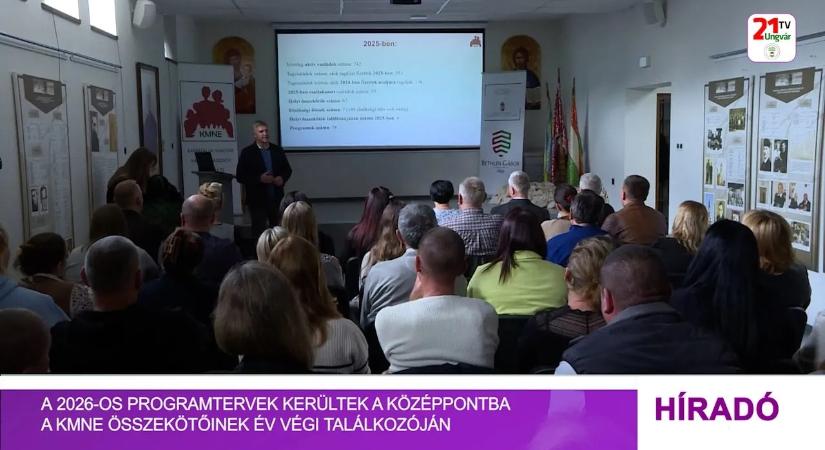 A 2026-os programtervek kerültek a középpontba a KMNE összekötőinek év végi találkozóján (videó)
