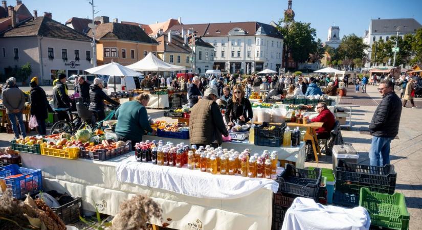 Sok-sok fotót hoztunk a győri terménypiacról