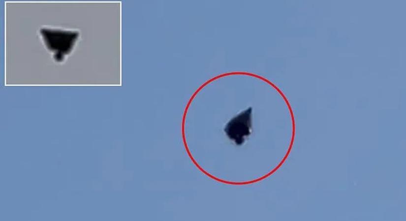 Elképesztő: fekete piramis UFO-t kaptak lencsevégre - fotó!