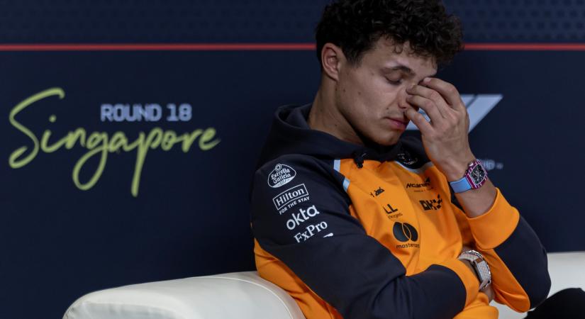 F1: Esélytelennek tartja a győzelmet Norris