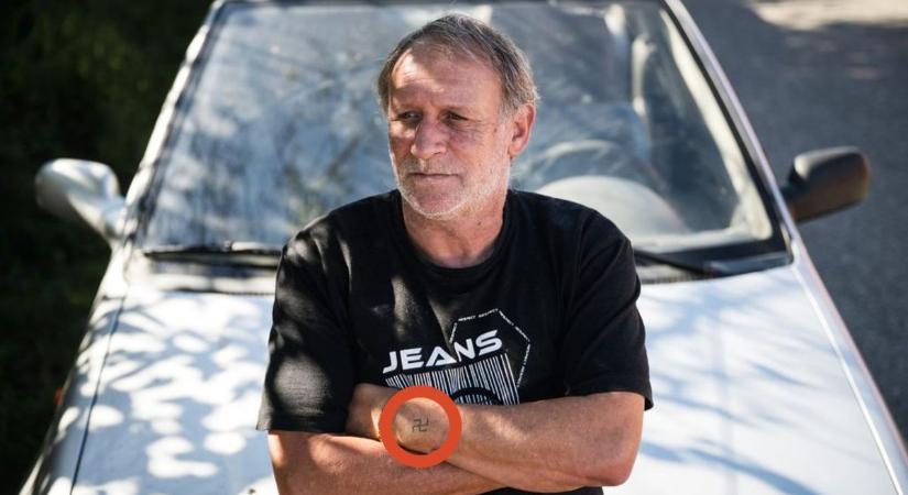 Váczi Zoltán sajátos magyarázatot adott a horogkeresztes tetoválására