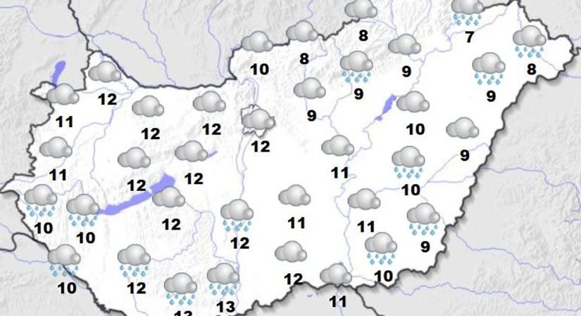 Borongós vasárnap, estére érkezik a javulás