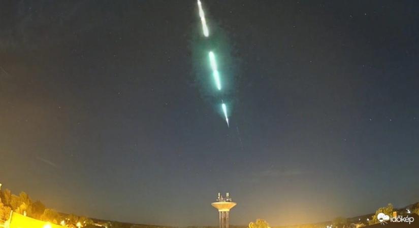 Látványos meteor égett porrá Magyarország felett – videó