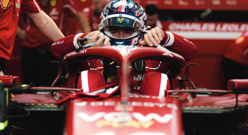 Leclerc-t is nagyon meglepte a Ferrari gyenge formája