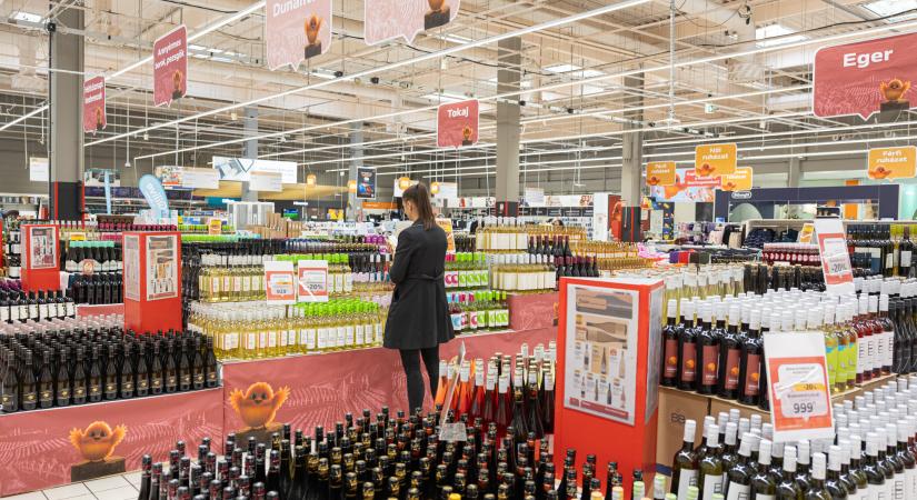 Ősz, szüret és borvásár az Auchanban