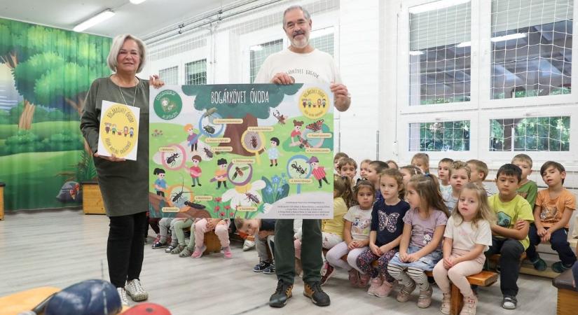 Bogárkövet címet kapott a Szombathelyi Hétszínvirág Óvoda