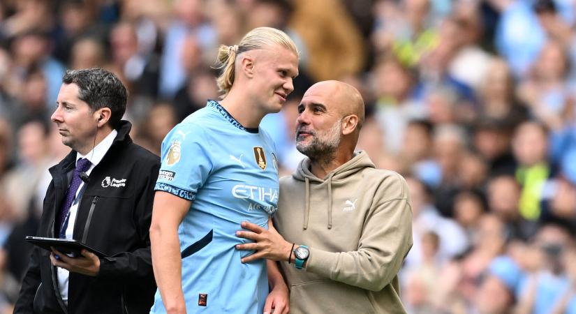 Guardiola reagált a Barcelona pletykákra Haaland kapcsán