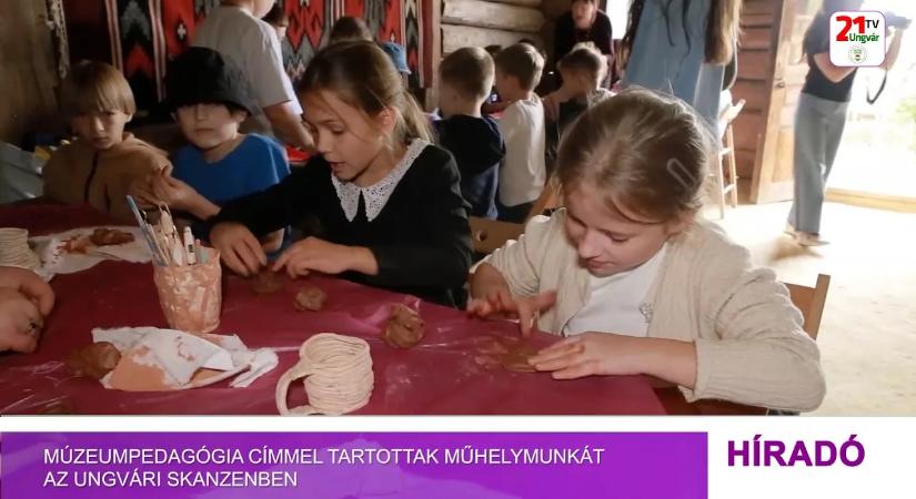 Múzeumpedagógia címmel tartottak műhelymunkát az ungvári skanzenben (videó)