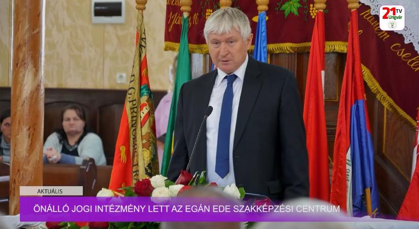Aktuális (2025.10.05) - Önálló jogi intézmény lett az Egán Ede Szakképzési Centrum (videó)