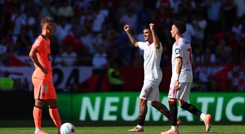 La Liga: a Sevilla vetett véget a Barcelona veretlenségének! – videóval