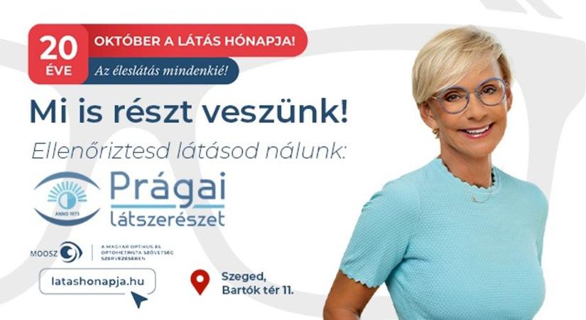 15 éve a gyermekek szemének védelmében. Október a Látás Hónapja!