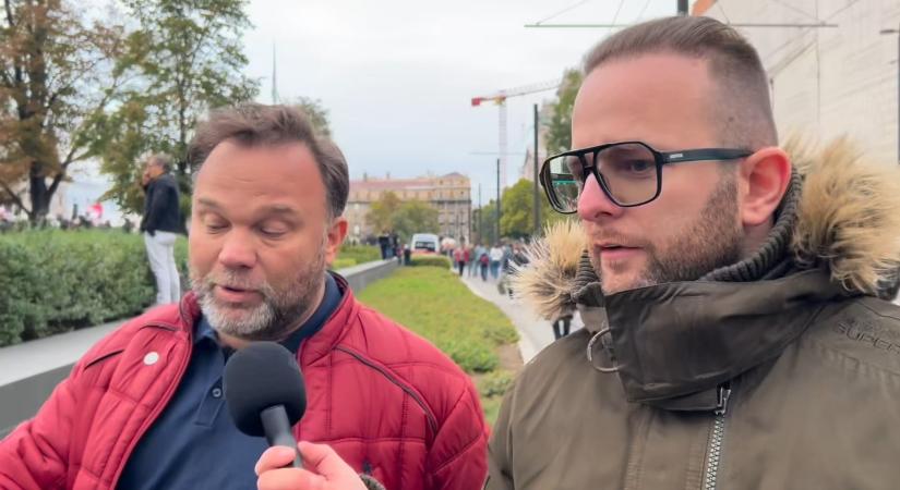 Kiderült az igazság Aranyosi Péter lökdösődős balhéjáról, ez történt valójában a tüntetés előtt