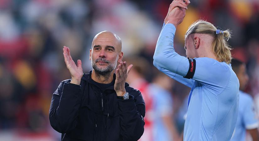 Guardiola két legendás edzőt lekörözve írt történelmet az angol élvonalban
