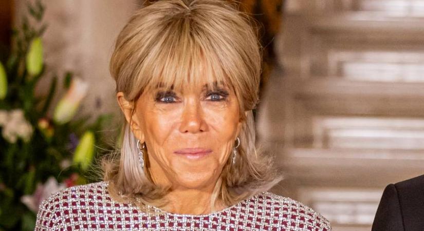 Brigitte Macron bordó estélyiben ragyogott Emmanuel Macron oldalán: Luxemburg új uralkodó párjával gáláztak