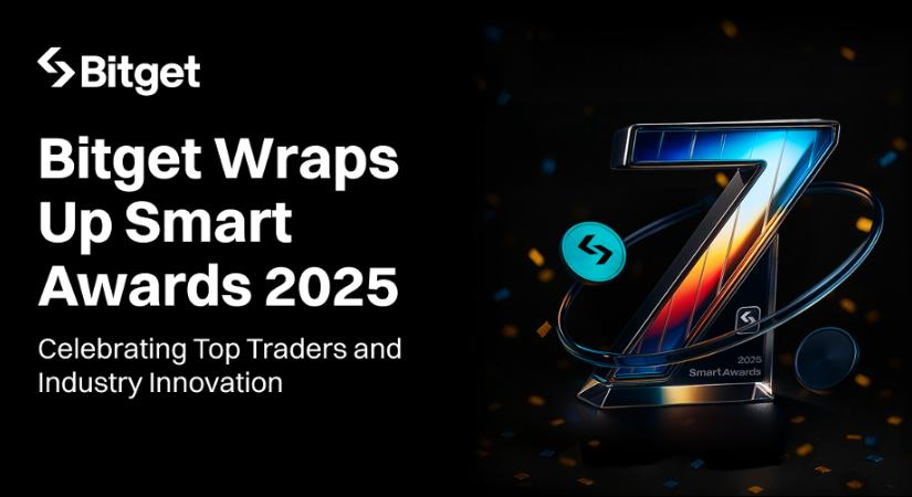 A Bitget lezárta a Smart Awards 2025 eseményt, amely a legjobb kereskedőket és az iparági innovációt ünnepelte